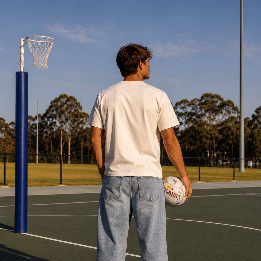Lock NC - Roos Ecru Box Tee