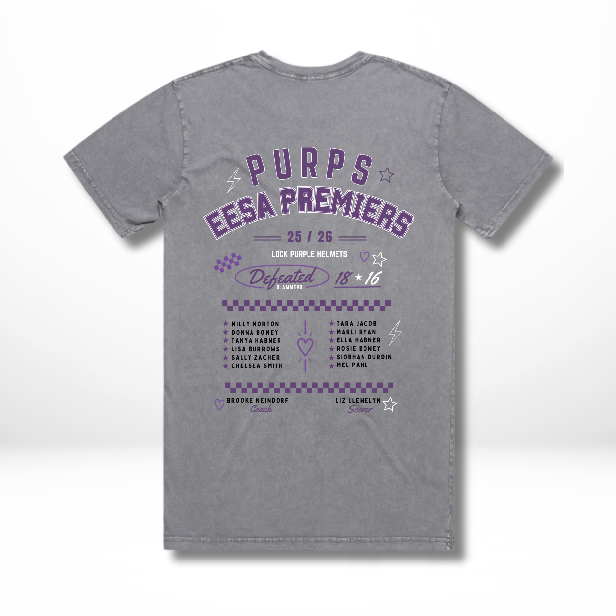 Lock Purple Helmets - Premiership Tee