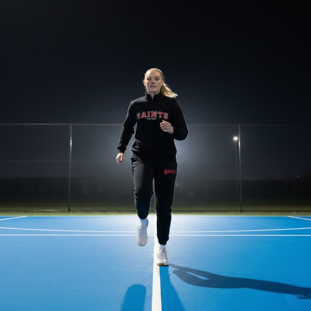 Eyre United - Black Track Pants