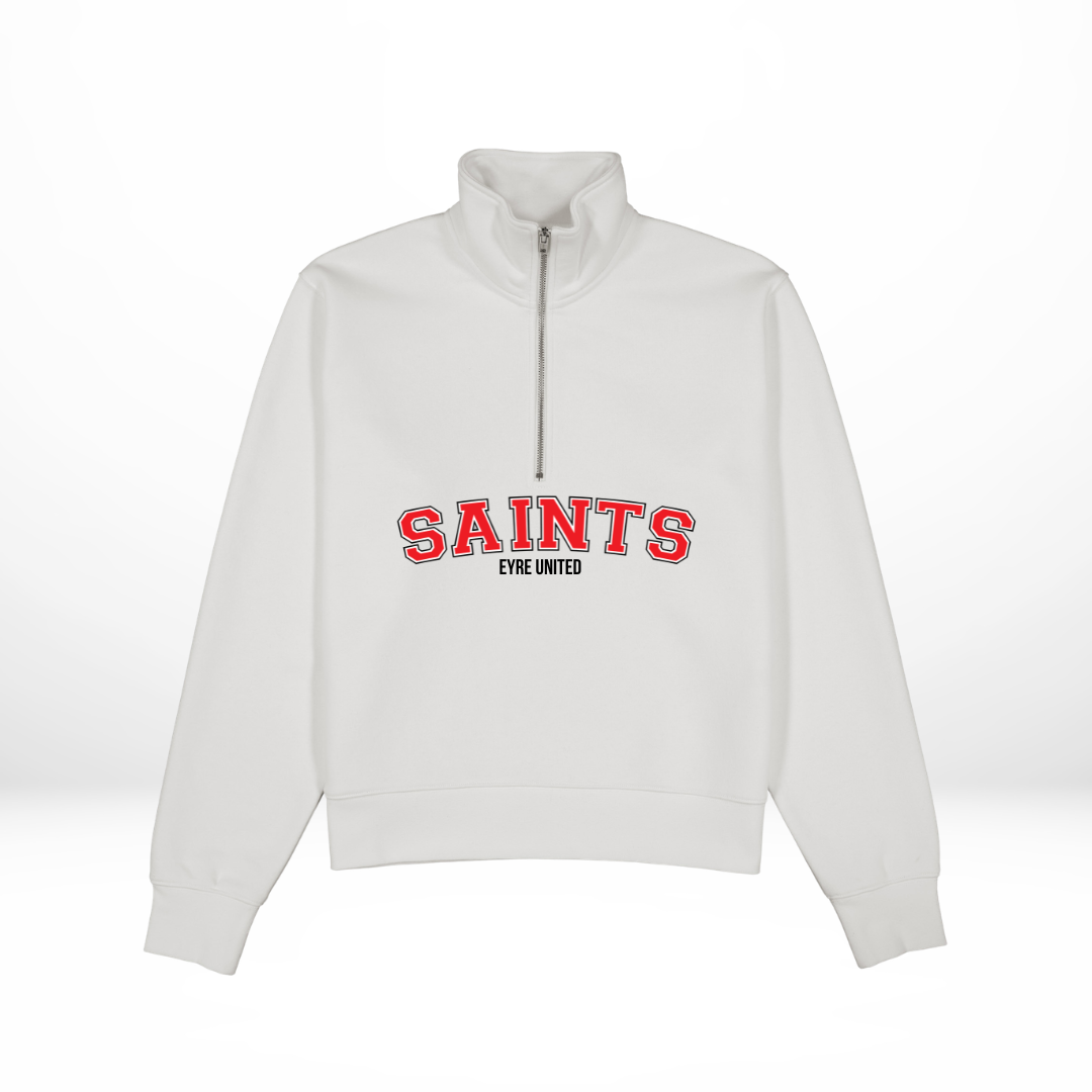 Eyre United - White 1/4 Zip