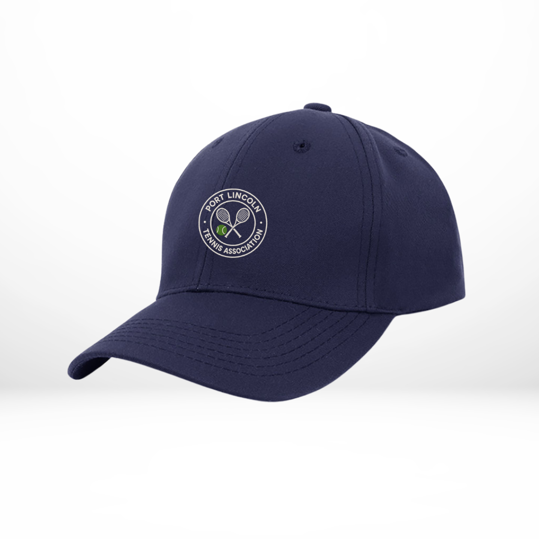 PLTA Kids Cap front view with embroidered PLTA logo – TB Print