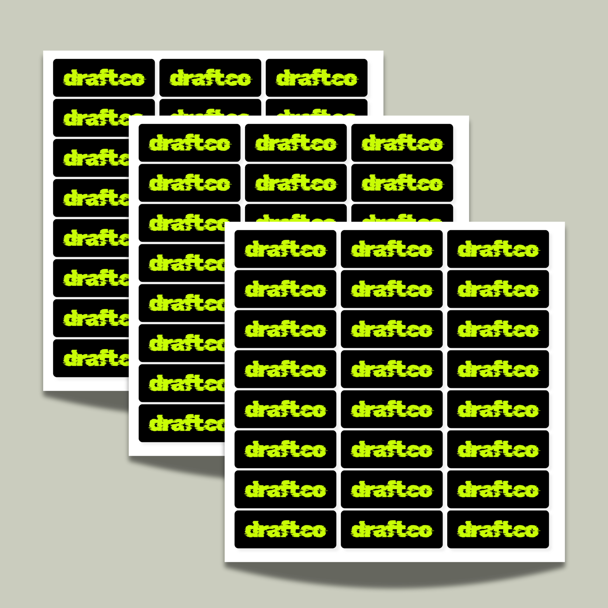Rectangle Stickers - Rounded Edges