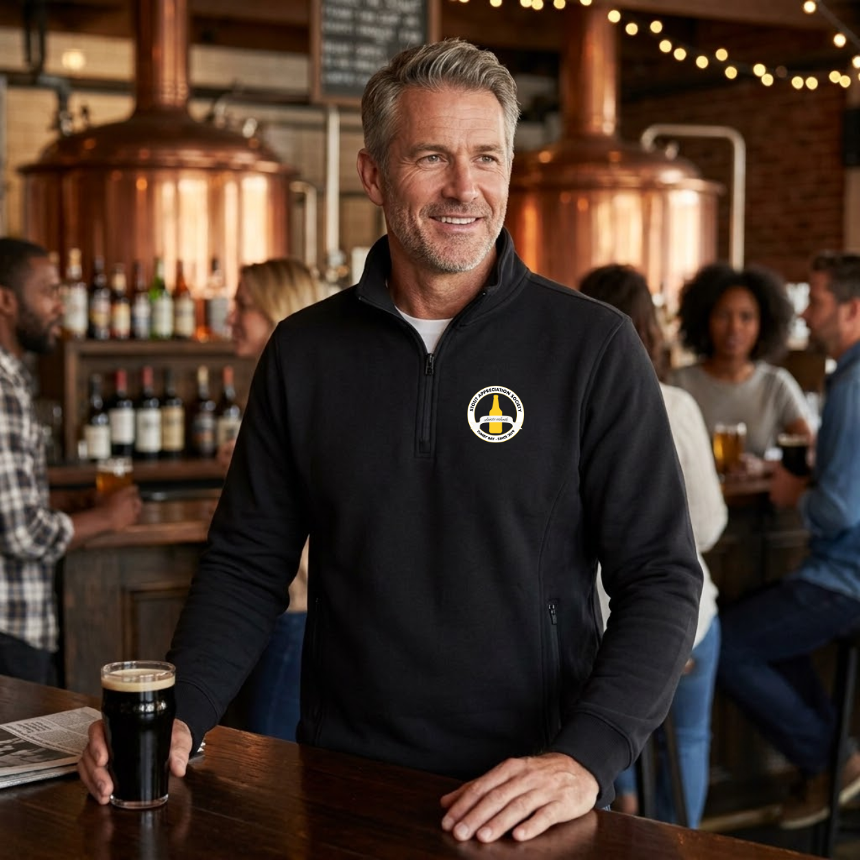 Stout Appreciation - Half Zip