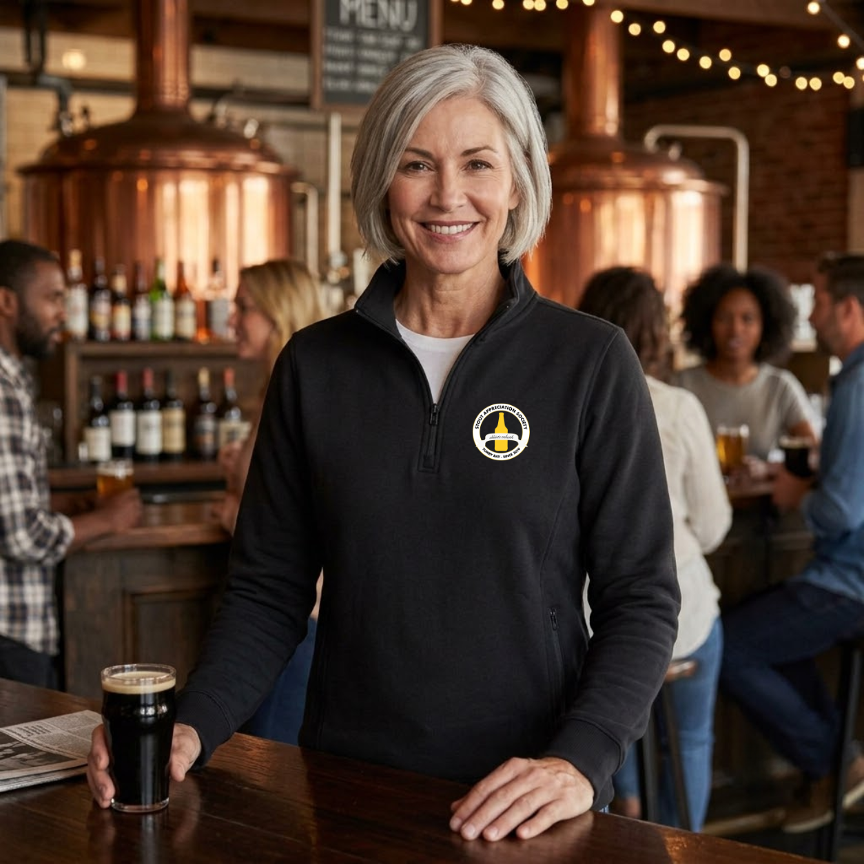 Stout Appreciation - Half Zip