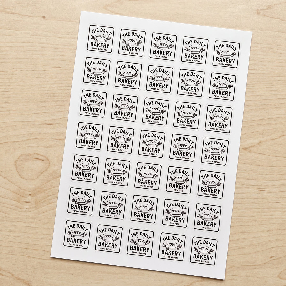Square Vinyl Stickers