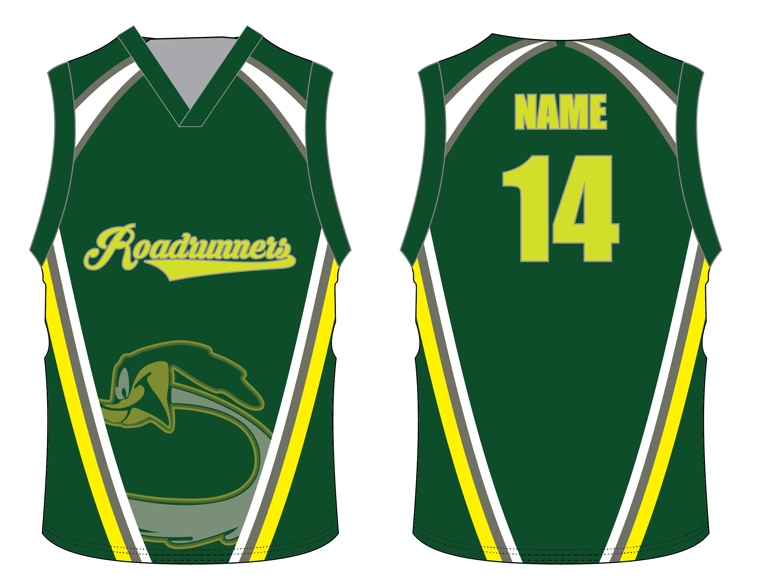 Road Runners Playing Singlet
