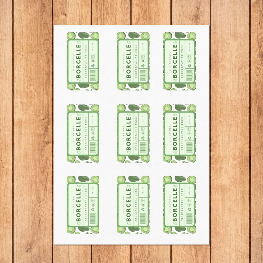 Rectangle Stickers Rounded Edges