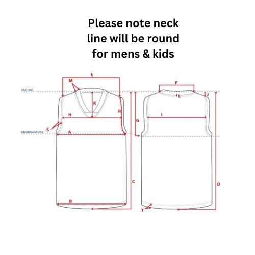 WHC Game Day Jersey Singlet Mens/Kids