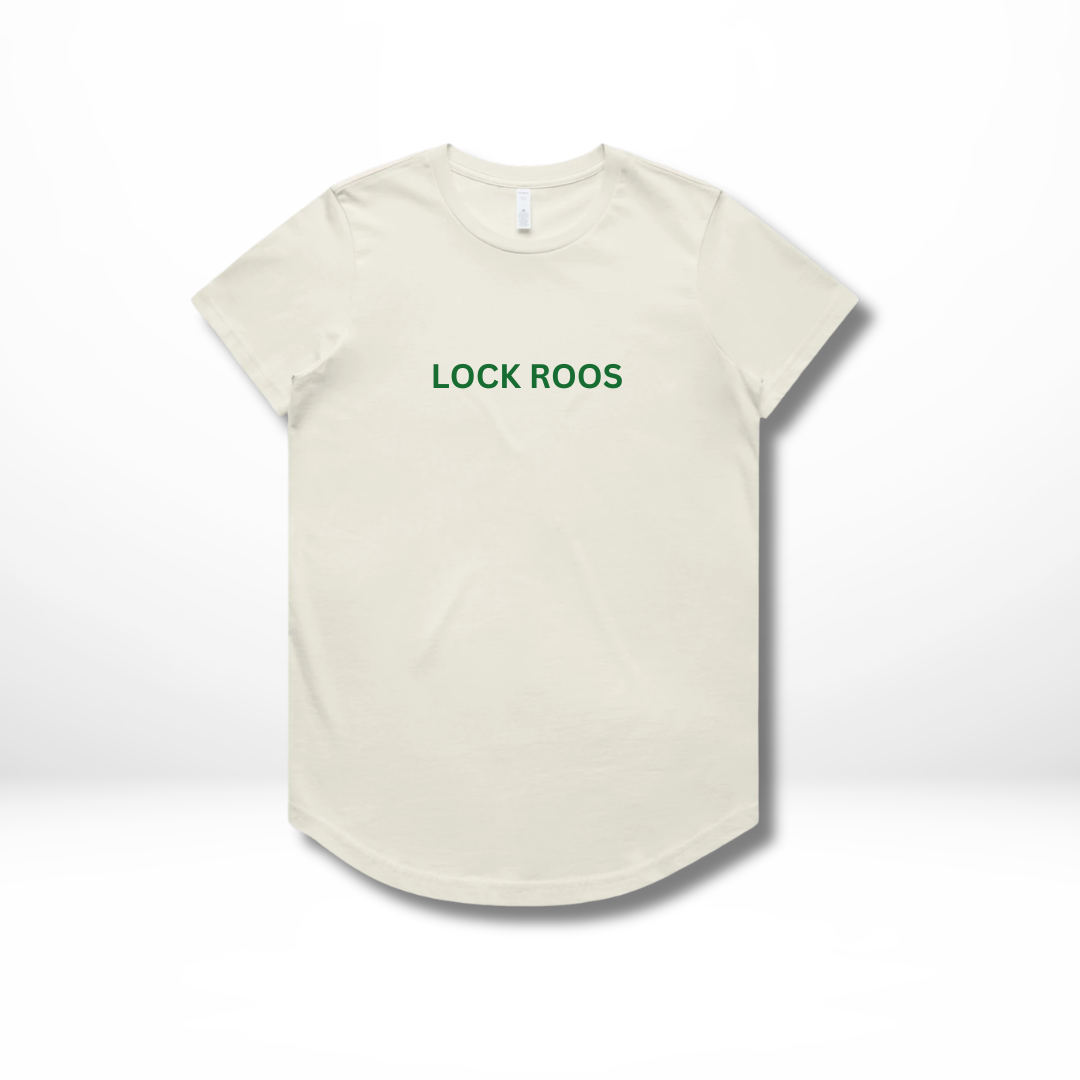 Lock NC - Roos Ecru Curve Tee