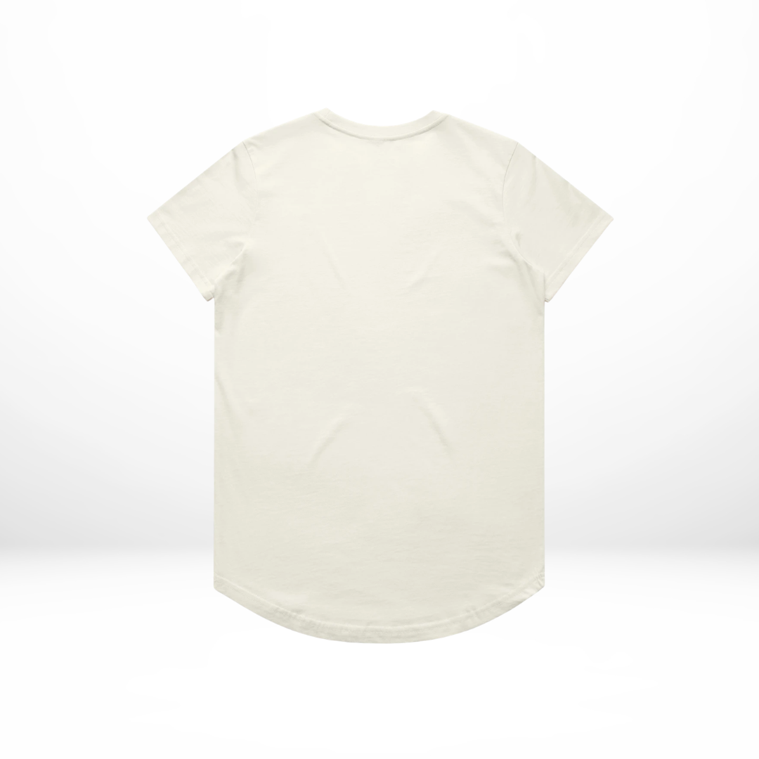 Lock NC - Roos Ecru Curve Tee