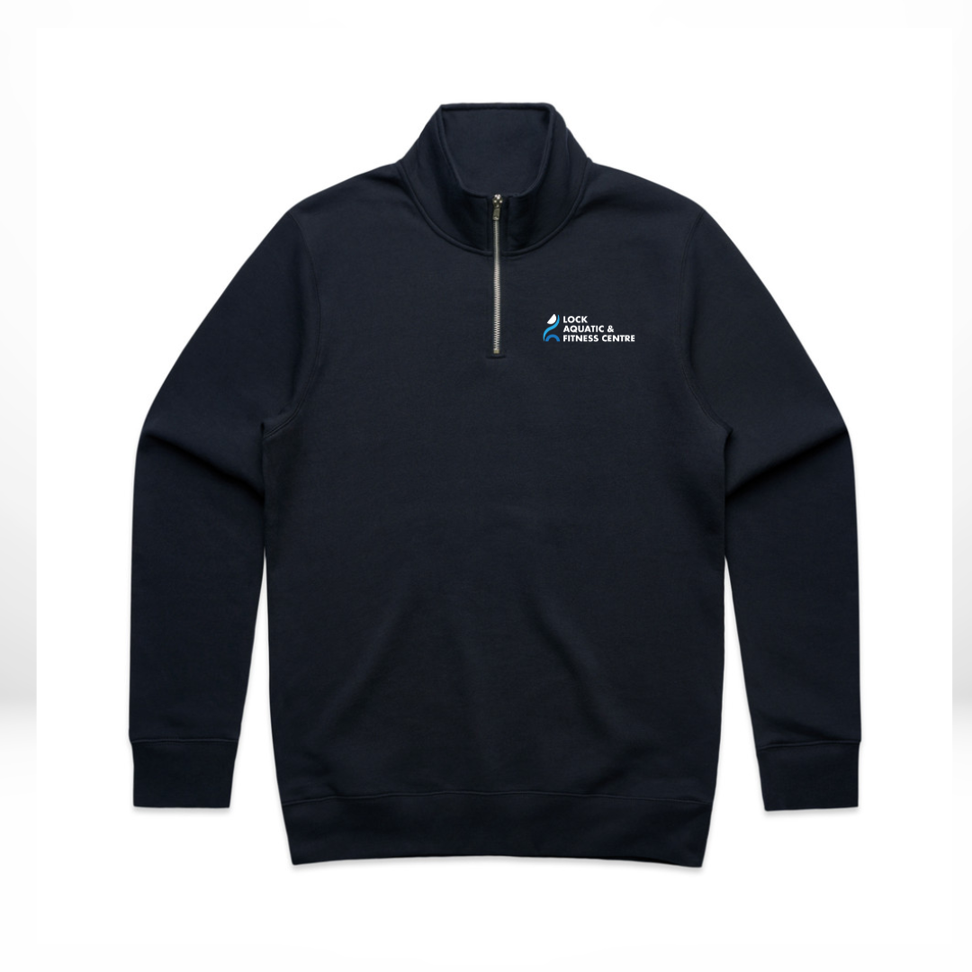 Lock Aquatic & Fitness - Womens Half Zip Navy