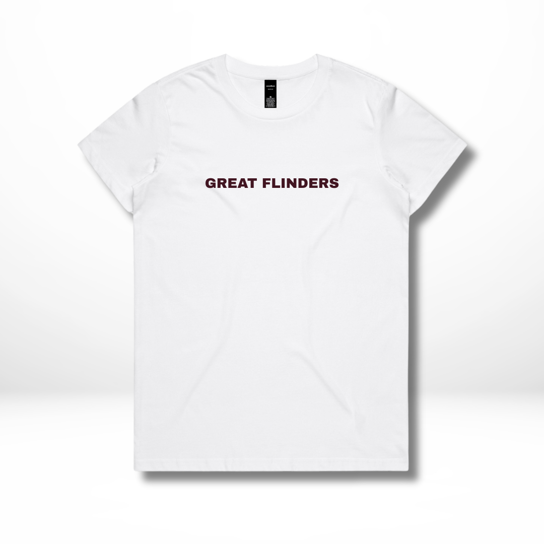 Great Flinders -White T-Shirt
