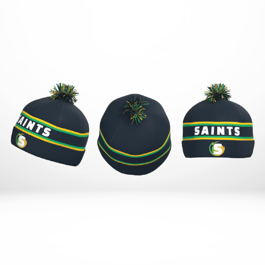 Saints PL Beanie Pom Pom