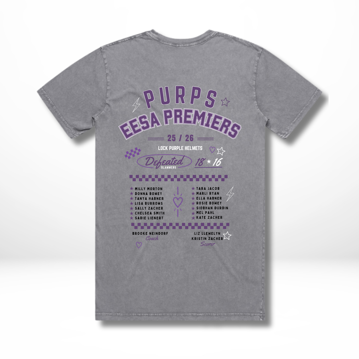 Lock Purple Helmets - Premiership Tee