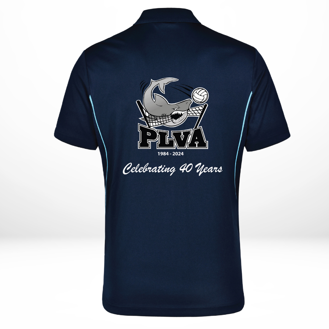 PLVA Polo - Navy/Sky