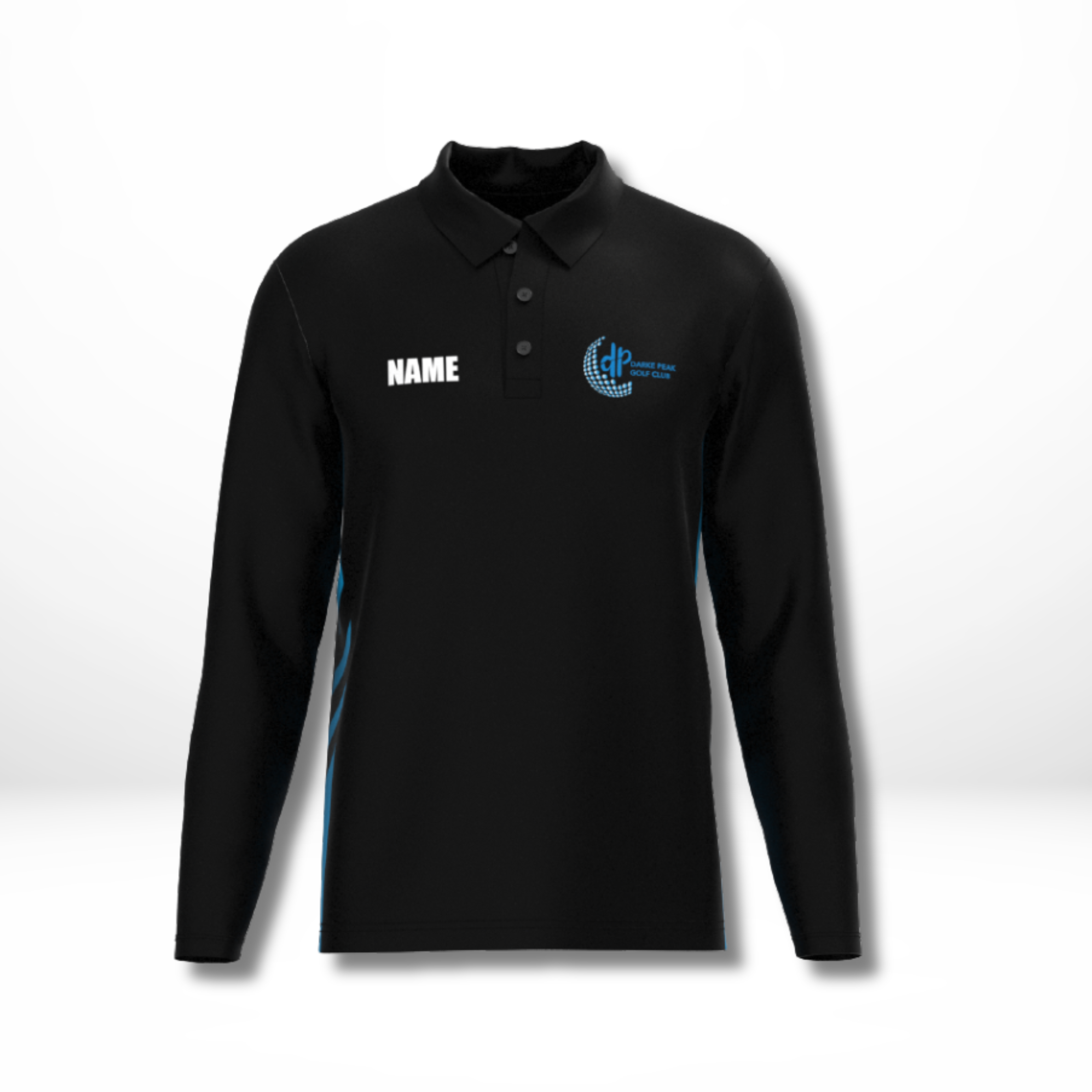 Darke Peak Golf Club Long Sleeve Polo Shirt