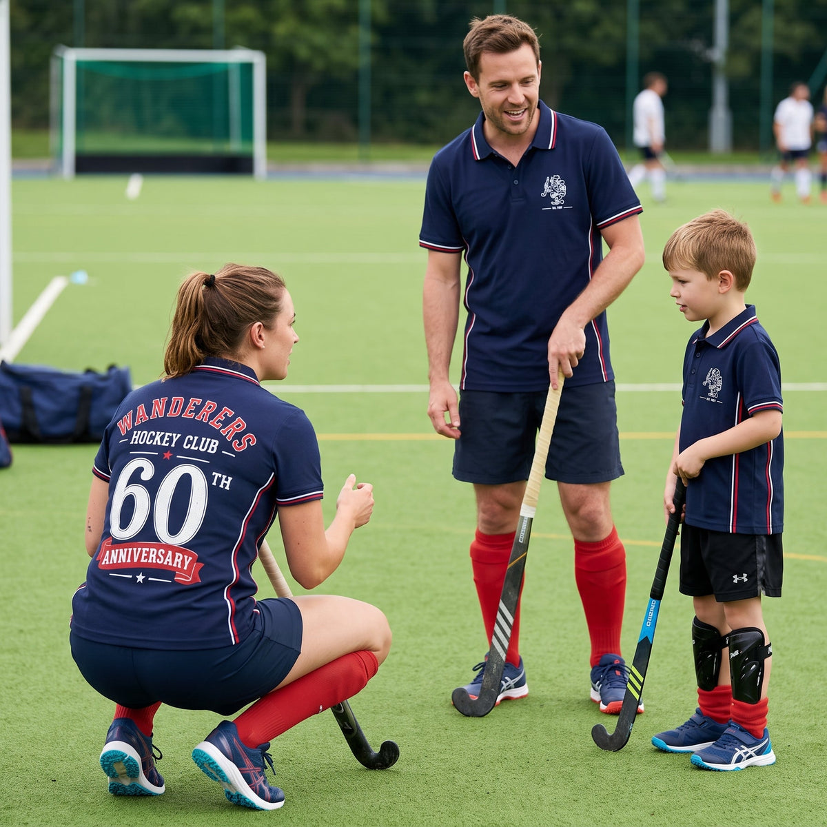 Wanderers Hockey Club 60 Years Polo – design mockup 4