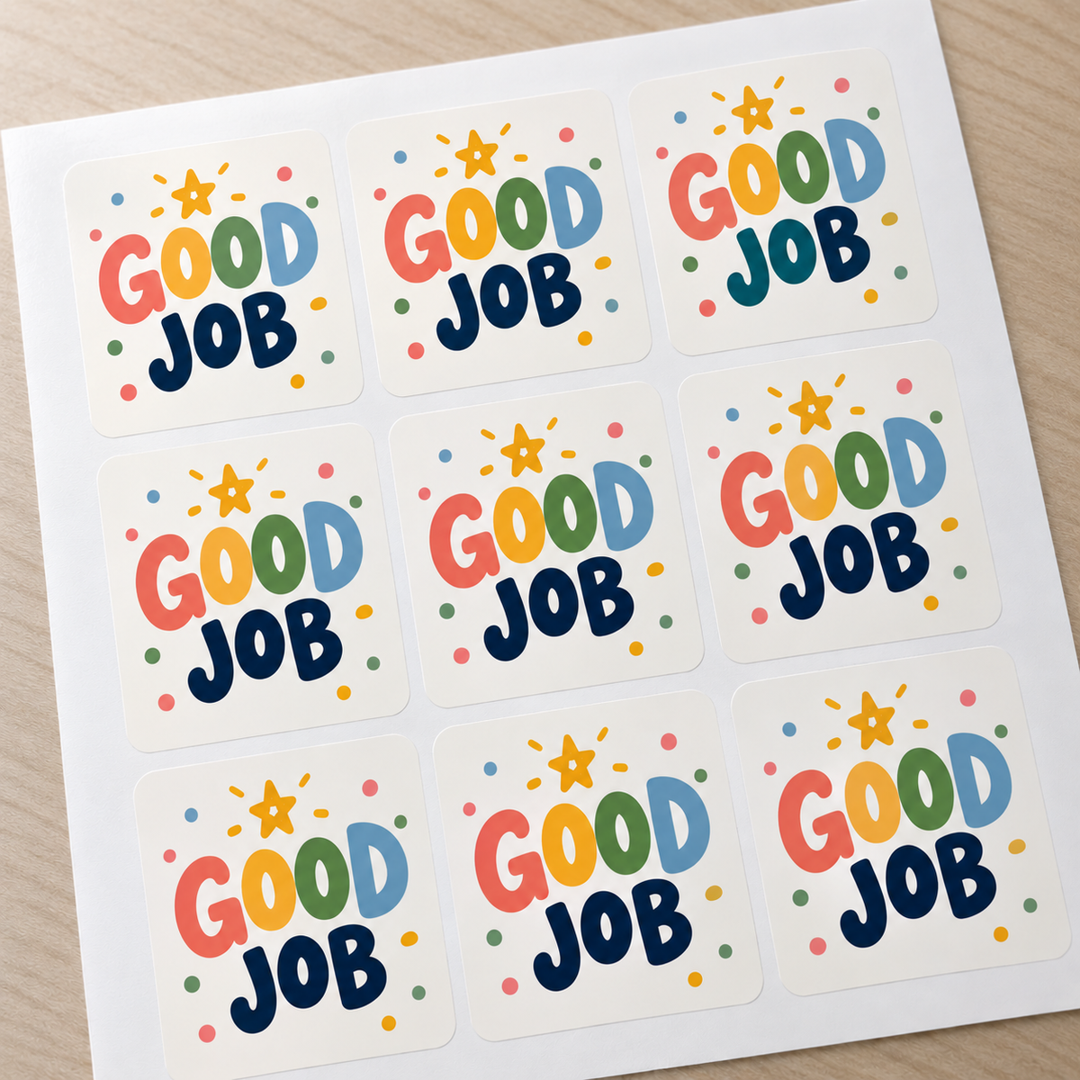 Square Vinyl Stickers