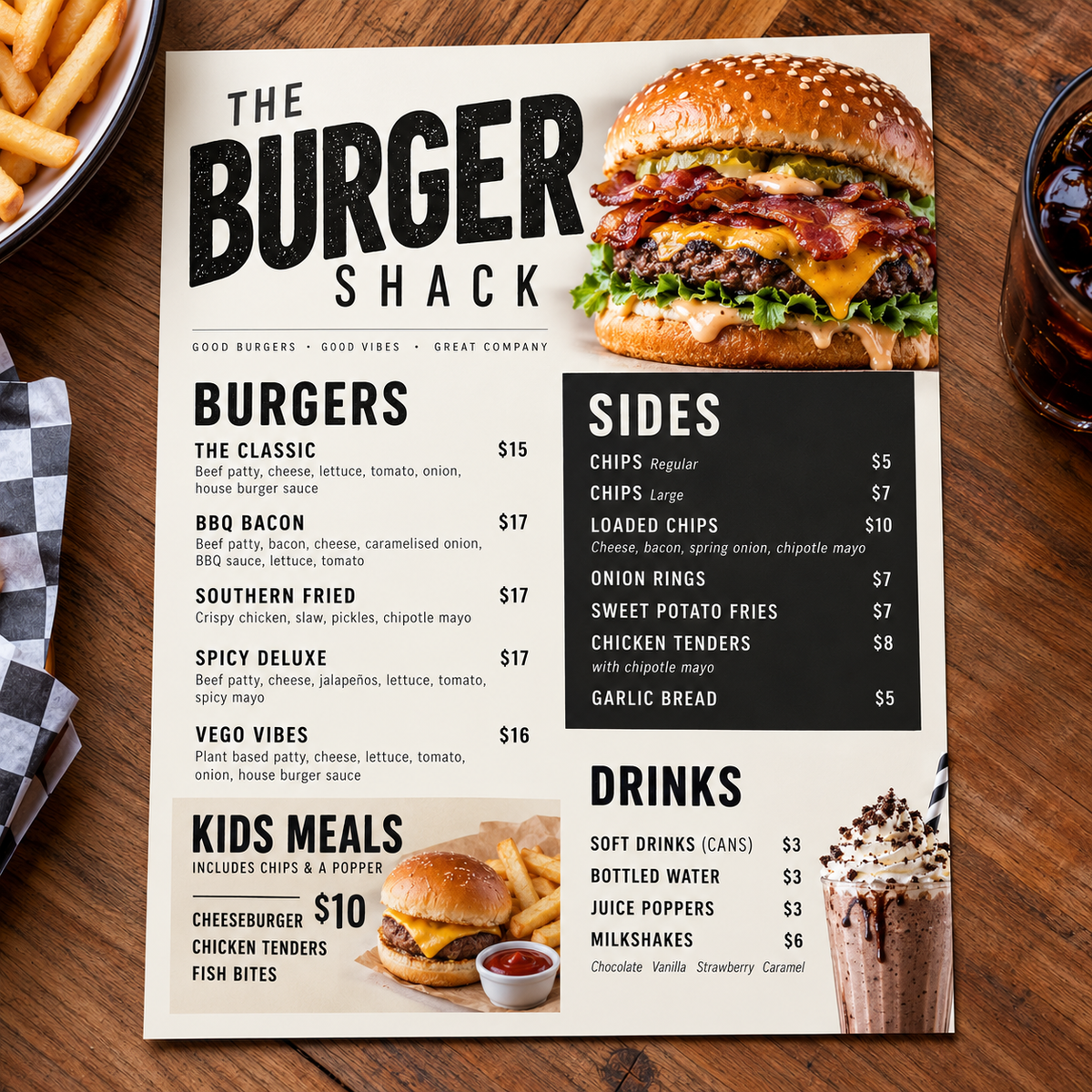 Menus