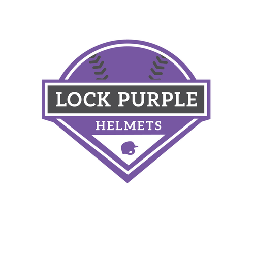 Lock Purple Helmets logo
