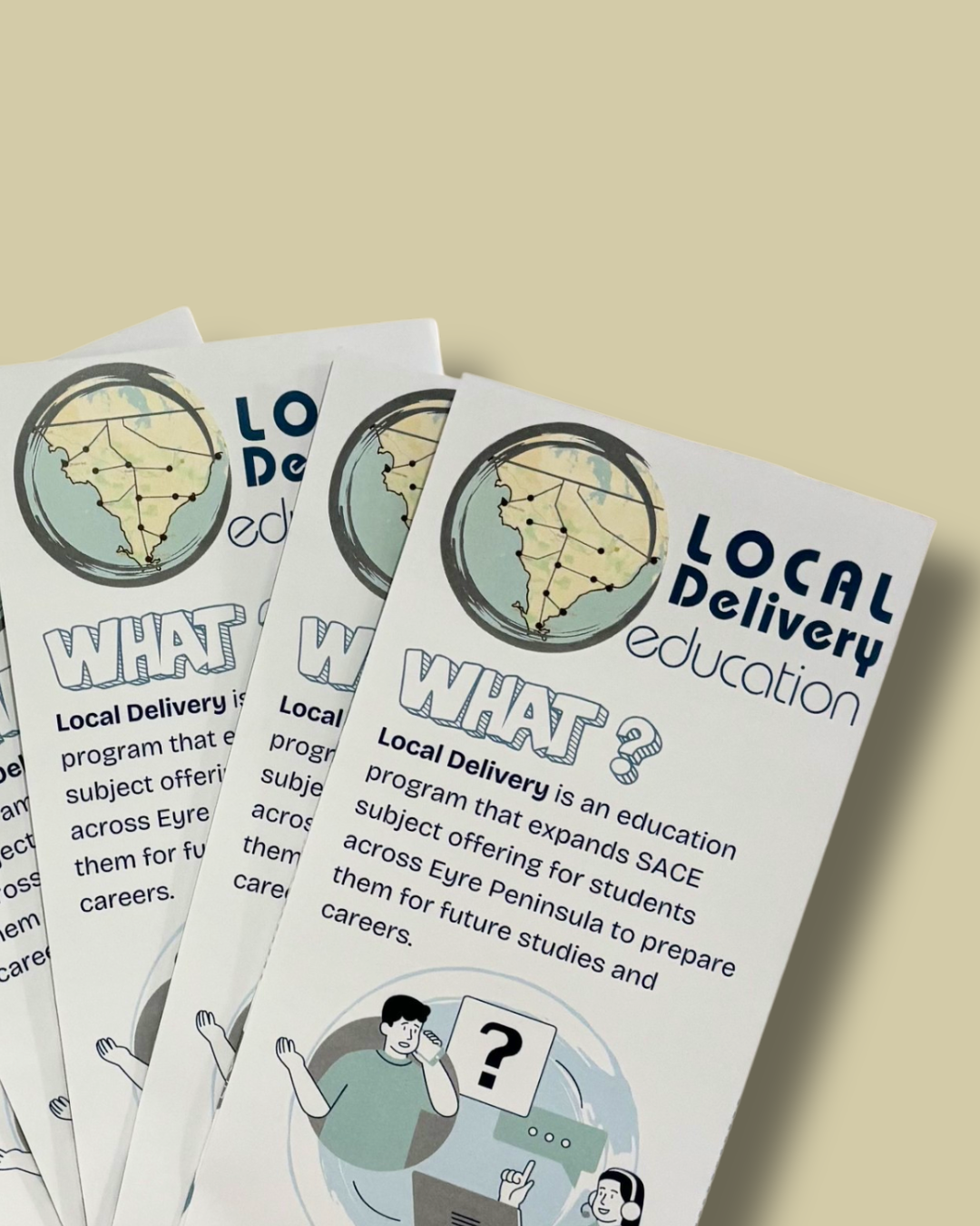 A4 to DL Folded Brochures